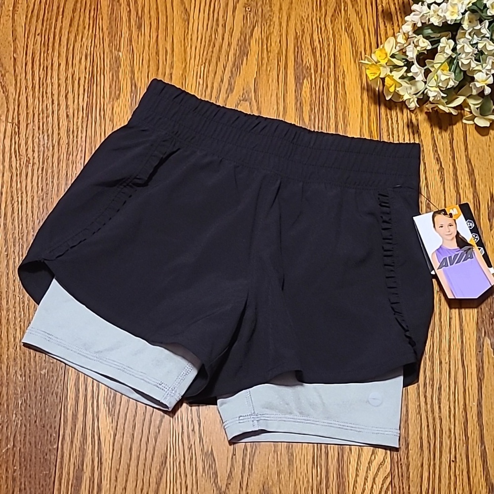 Avia NWT 2 in 1 Shorts - Girls Medium